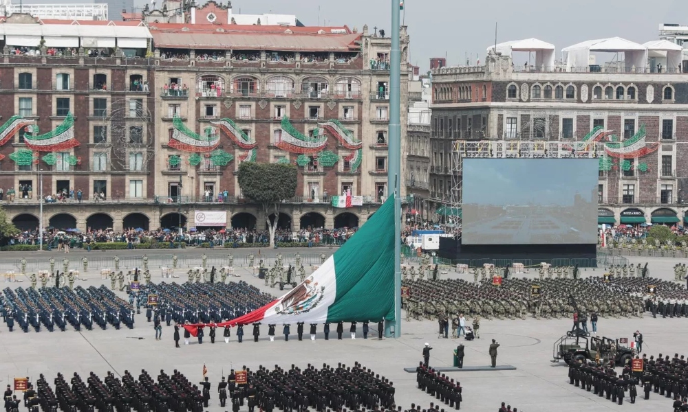 Así se vivió el desfile militar para conmemorar la Independencia de México.