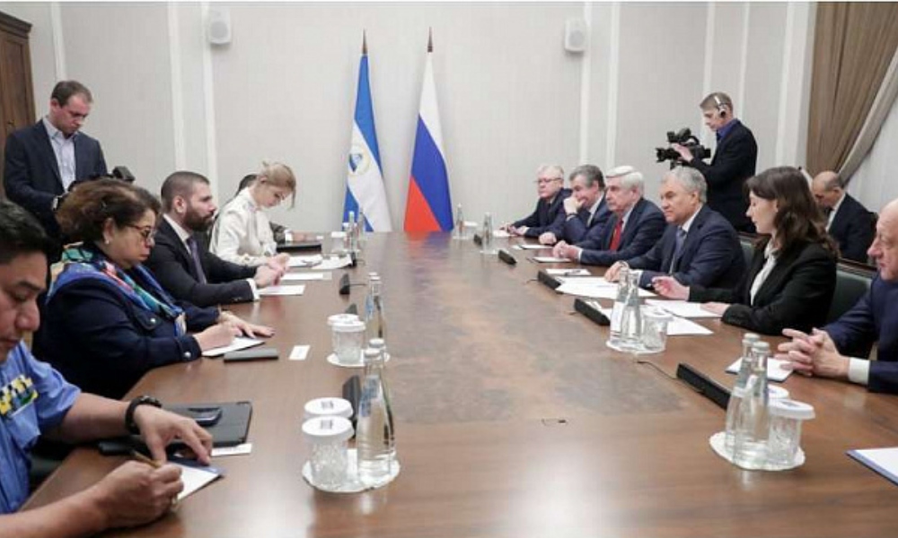 Nicaragua y Rusia revisaron borradores de la agenda bilateral.