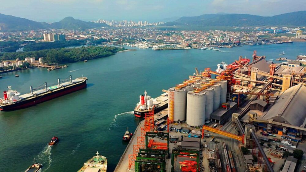 Puerto de Santos recibirá una inversión de R$ 12,6 mil millones entre 2024 y 2028