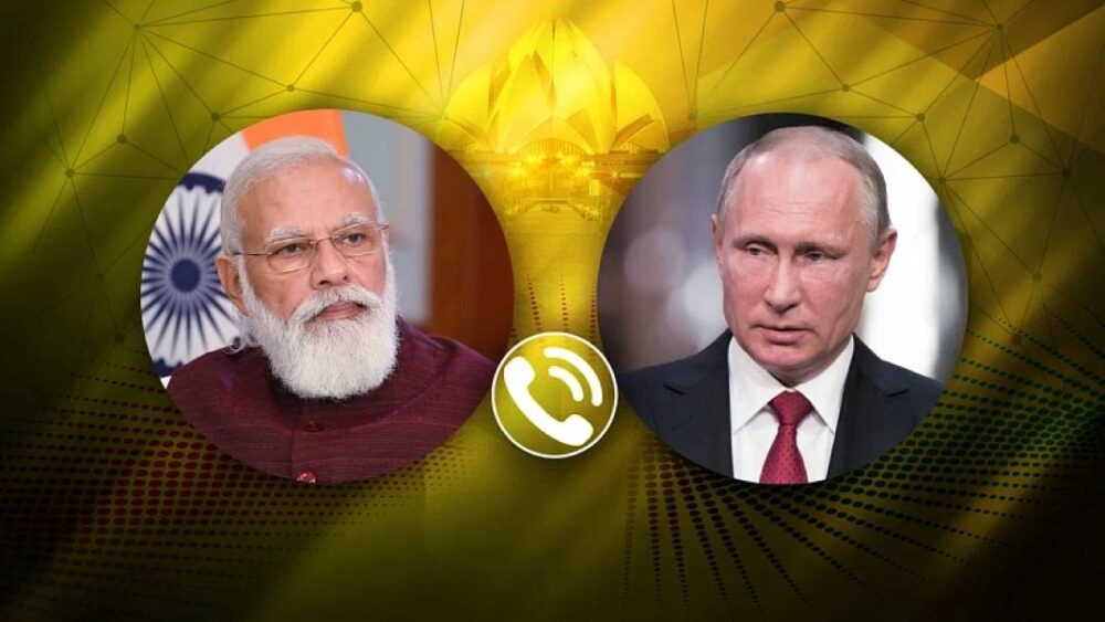 Vladímir Putin y Narendra Modi destacan el nivel de interacción entre los dos países del BRICS