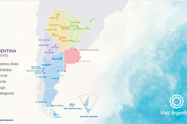 Argentina | Mapa: descubre el país y la ubicación de sus destinos Argentina | Mapa: descubre el país y la ubicación de sus destinos