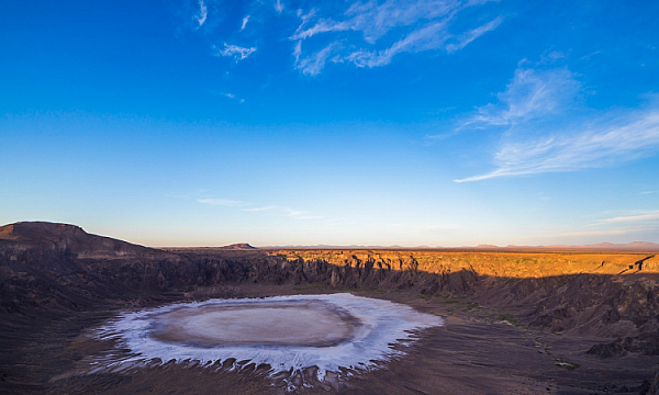 Сráter de Arabia Saudita entra en los 100 mejores sitios del patrimonio geológico mundial