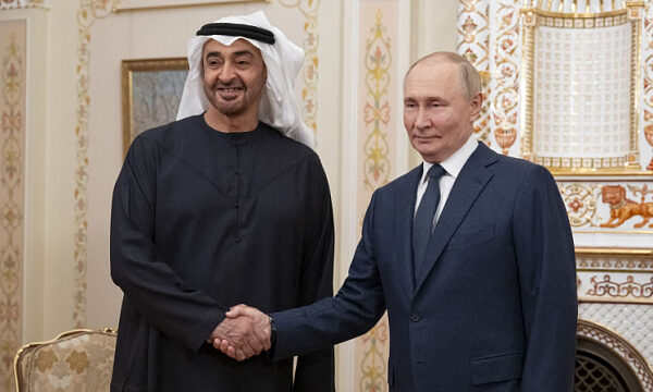 Vladímir Putin y Mohamed bin Zayed Al Nahyan constataron una dinámica positiva en el desarrollo de las relaciones bilaterales