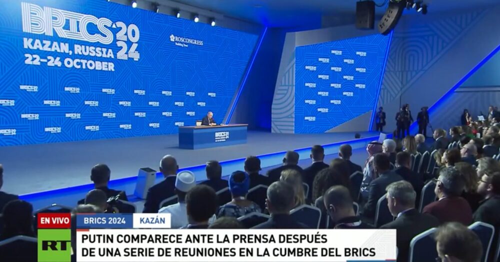 El futuro de los BRICS, cuestiones de paz y economía global centran la rueda de prensa de Putin