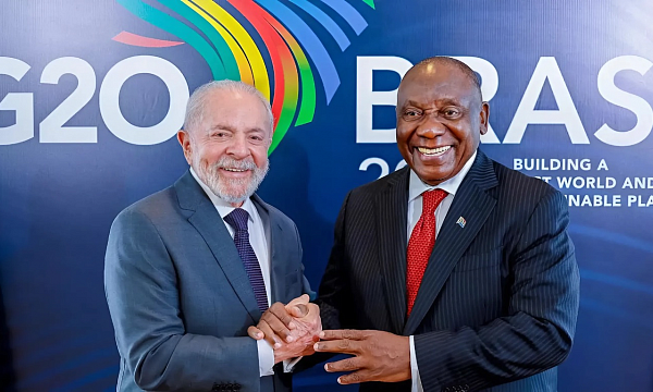 Lula y Ramaphosa refuerzan la cooperación entre Brasil y Sudáfrica al margen del G20