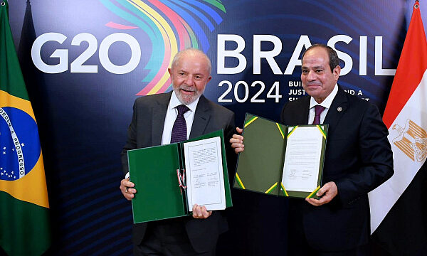 Egipto y Brasil concluyen una asociación estratégica al margen de la cumbre del G20