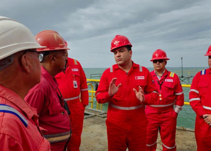 Venezuela | Presidente de PDVSA inspeccionó planta de fraccionamiento en Anzoátegui