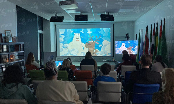 Centro de Medios BRICS+ de Moscú mostró dibujos animados de Brasil, Rusia, China y Sudáfrica