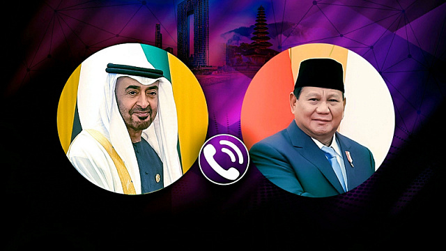 Presidentes de Indonesia y EAU intercambiaron puntos de vista sobre la agenda regional y mundial