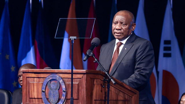 Presidente de Sudáfrica destaca el creciente papel de África en la reunión de cancilleres del G20 en Johannesburgo