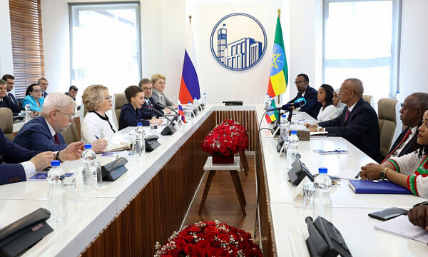 Presidenta del Consejo de la Federación declaró la disposición de Rusia para aumentar el número de cupos para estudiantes etíopes