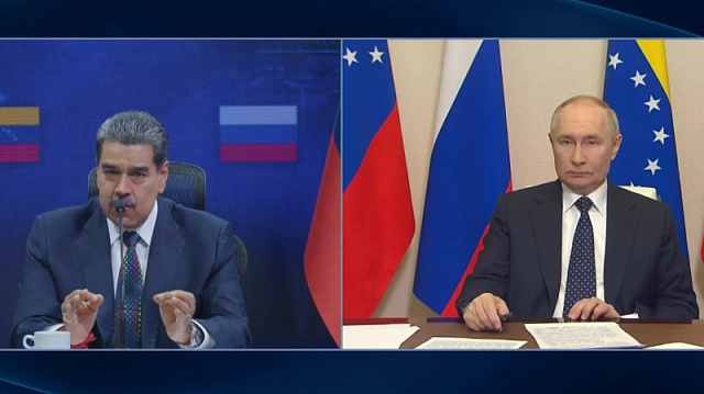 Putin propuso a Maduro firmar un tratado de asociación estratégica