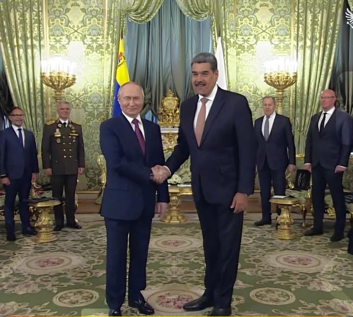 Putin y Maduro sostienen una reunión bilateral en Moscú