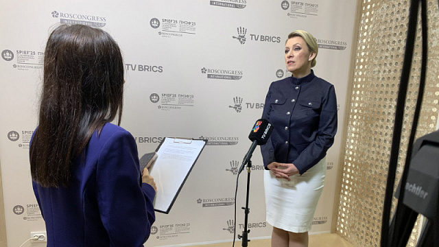 Portavoz oficial del Ministerio de Asuntos Exteriores de Rusia, María Zajárova: “Los BRICS representan a la mayoría mundial”