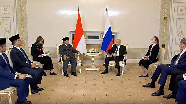 Presidentes de Rusia e Indonesia adoptaron una declaración sobre la asociación estratégica