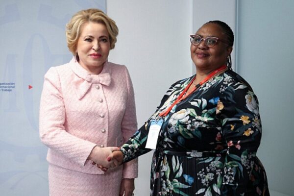Presidenta del Consejo de la Federación, Valentina Matvienko: La autoridad de Sudáfrica en la escena internacional crece año tras año