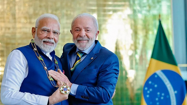 Brasil e India se han fijado el objetivo de aumentar el volumen de comercio hasta los 20.000 millones de dólares estadounidenses